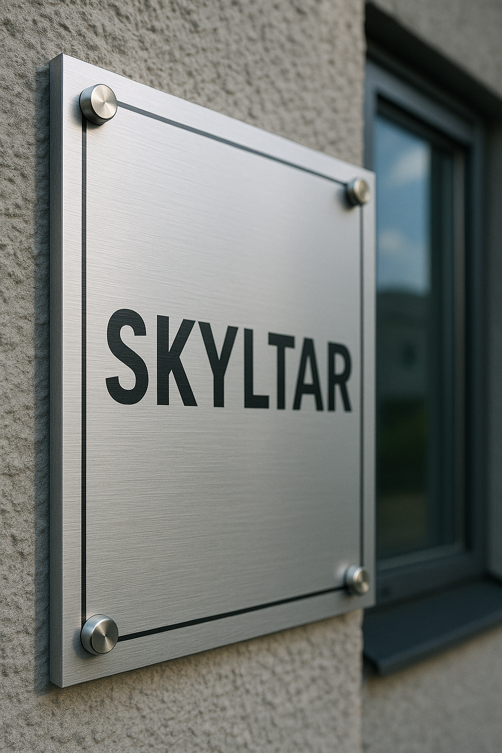 Exempel på tryckt akrylskylt med klar färgåtergivning